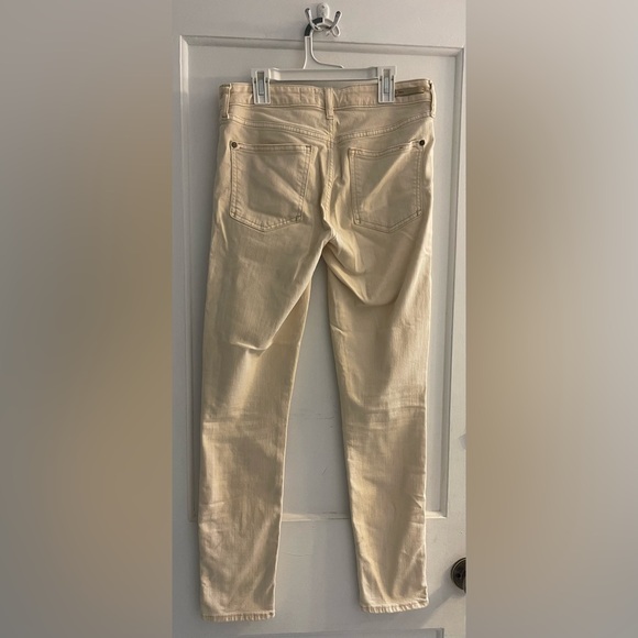 Pilco and the Letterpress Stet Ivory Jeans Women’s 27 Skinny High Waist - Picture 2 of 7